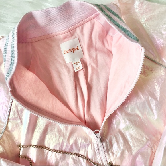 Cat & Jack Girls Water Resistant Jacket + Pop-it Crossbody Bag - Picture 2 of 3